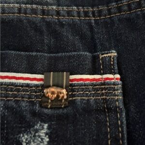 Buffalo David‎ Bitton Dark Blue Jeans distressed 36 x 30 logo